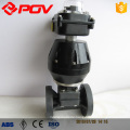 Plastic PVC weir type diaphragm valve